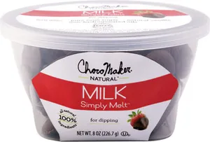 Milk r natural simply melt chocolate
