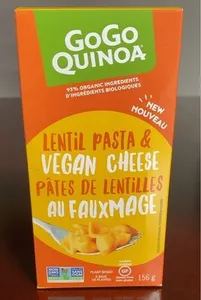 Lentil Pasta & Vegan Cheese