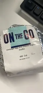 sausage egg and cheese english muffin