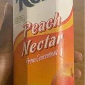 Peach nectar from concentrate