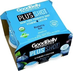 Plus shot blueberry acai juice drink shots