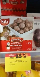 Glazed chocolate donut holes PROMO