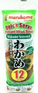 Marukome Miso Soup Wakame Seaweed, Instant