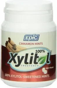 Xylitol sweetened breath mints