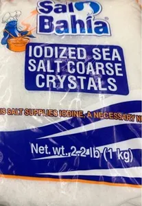 Iodized Sea Salt Coarse Crystals