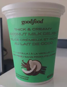 Délice crémeux et riche au lait de coco