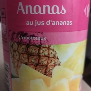 Ananas au jus d'ananas