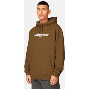 The Hundreds Hoodie med tryck Male S Brun