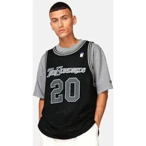 The Hundreds Stickad basketjersey Male M Svart