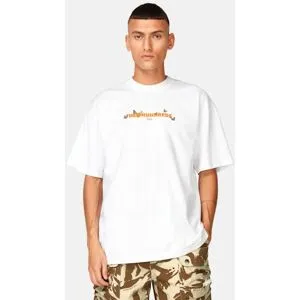 The Hundreds Rundhalsad t-shirt med tryck Male S Vit