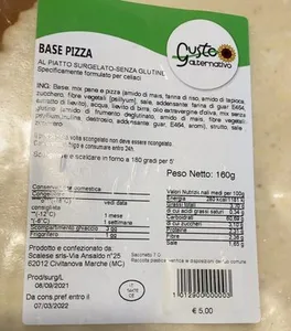 Base pizza