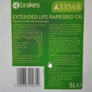 extended life rapeseed oil