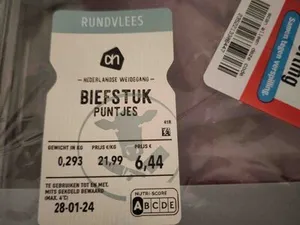 Biefstuk puntjes