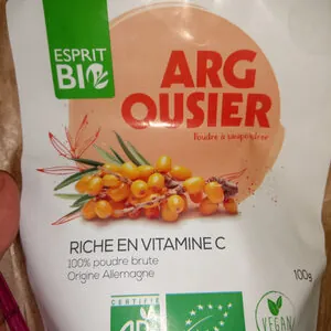 argousier poudre à saupoudrer