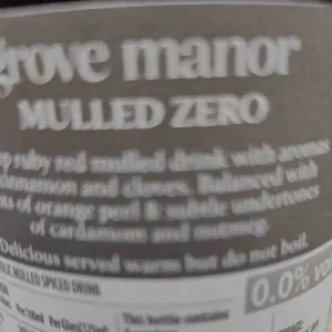 Grove manor mulled zero