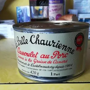 La belle chaurienne cassoulet au porc