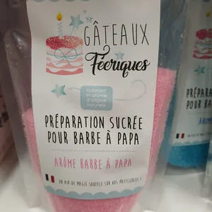préparation pour barbe à papa