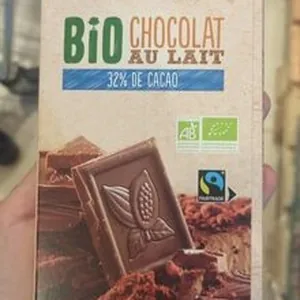 Chocolat au lait bio