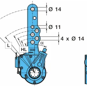 Staginställning, bromssystem BPW 05.174.82.63.3