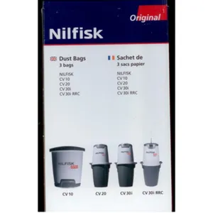 Dammsugarpåsar, papper, 3st.