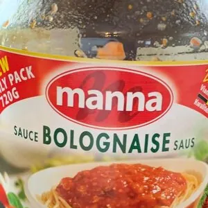 Manna sauce bolo