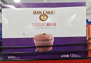 dan cake chocolate muffin