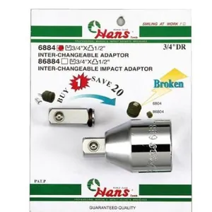 Reduceringsadapter, spärrskaft HANS 6884