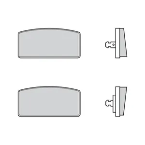 Bromsbelägg BREMBO 07GR5915
