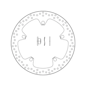 Bromsskiva BREMBO 168B407D7