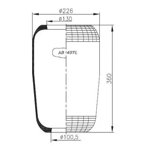 Luftbälg NEOTEC AB407L