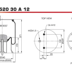 Luftbälg NEOTEC ABM52030A12