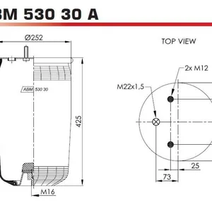 Luftbälg NEOTEC ABM53030A