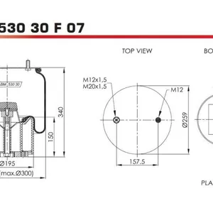 Luftbälg NEOTEC ABM53030F07
