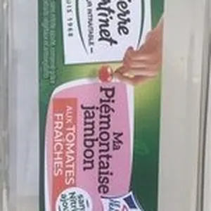Le porc Français ma Piémontaise jambon aux tomates fraîches