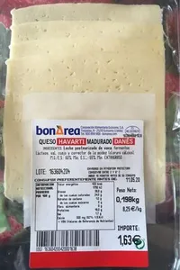 Queso havarti madurado danés