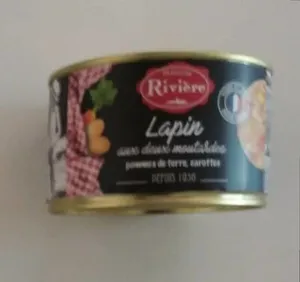 Lapin aux deux moutardes