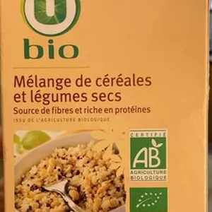 Mélange de céréales et légumes secs