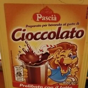 preparato per bevanda al gusto cioccolato