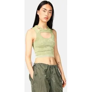 iets frans Ribbad tank top Female S Beige