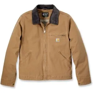 RELAXED FIT DUCK DETROIT JACKET, S, CARHARTT® BROWN