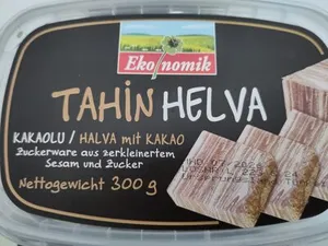 Tahin Helva Kakaolu Halva mit Kakao