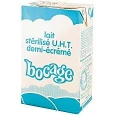 Lait stérilisé UHT demi-écrémé