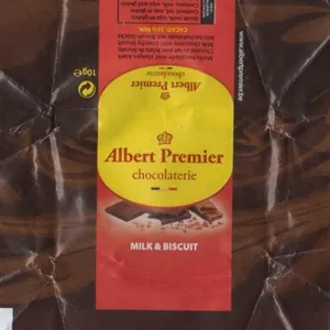 Chocolat lait et biscuit