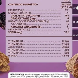 Cereal Kellogg's All Bran pasas