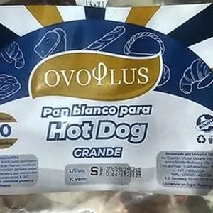 Pan Blanco para Hot Dog Grande