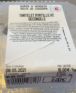 Tarte aux myrtilles