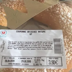 Couronne briochee nature gp