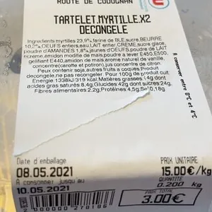 Tarte aux myrtilles