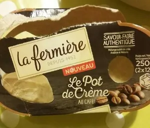 Le pot de crème café