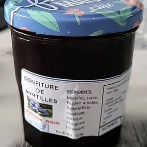 Confiture de myrtilles